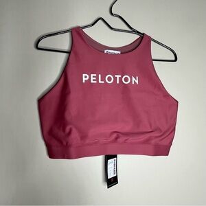 NWT Peloton Solid High Neck Sports Racer Back Bra Size XL.